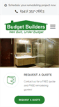 Mobile Screenshot of budgetbuilders.com
